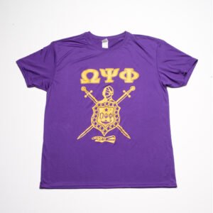 Omega Majestic Dryfit Tee Purple