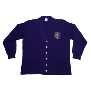 Omega Escutcheon Cardigan Purple